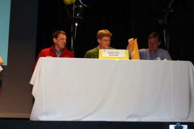 PTA Spelling Bee 2012
Crusty Old Buzzards; Todd Butler, Charlie Van Voorkis & Andrew McIntire at the 2012 Mattapoisett PTA Spelling Bee held on March 9th.

