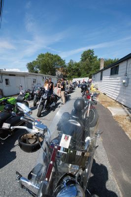 Brad Barrows Ride
The annual Brad Barrows Ride took place on Saturday, September 19, with around 60 to 70 participants riding on roughly 40 motorcycles. The fundraiser proceeds go to fund local youth sports, a cause that was dear to the late Barrows’ heart. Barrows was the owner of the bad “Brad’s” in Mattapoisett until his death in 2007. Photos by Colin Veitch
