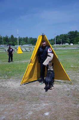 SouthCoast Working Dog Club
The SouthCoast Working Dog Club held a three-day Schutzhund trial at the Rochester Country Fairgrounds on May 27-29. The event is a competition in training, tracking, obedience, and protection for working breeds of dogs. Training Director Mario Gomes’ German shepherd, “Caribou,” is headed to the World Championship in Slovenia to represent the USA. Photos by Jean Perry and Denzil Ernstzen
