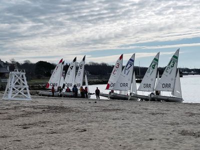 Mattapoisett Sailing
No better sign of spring than the Old Rochester Regional High School boats out for practice. Photo by Faith Ball
