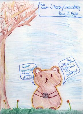 2012 Groundhog Cover Contest 
2012 Groundhog Cover Contest entry by Emily Newell
