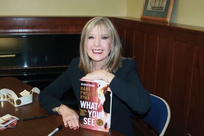 Hank Phillippi Ryan
Investigative reporter Hank Phillippi Ryan visited Mattapoisett on Sunday, January 31. She talked about her lifelong fascination with mystery and introduced her new book, “What You See.” Photo by Marilou Newell
