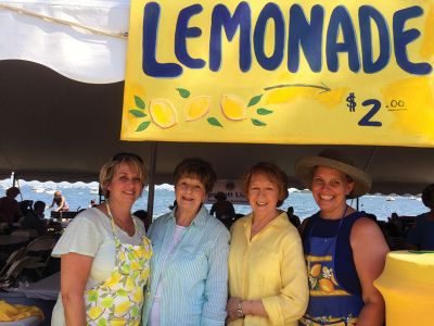 Lemonade
In 1988, Kathleen Renzi and Roni King, wives of Lions Club members, wanted to help the organization, but women weren’t allowed to be members. The two decided to sell lemonade during community events, giving a portion of the proceeds to the Lions Club and other charitable organizations. For decades they sold lemonade at Harbor Days. In more recent years, their wooden stirring spoon has been passed down to their daughters Catherine Renzi and Kathy King. 
