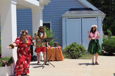 Little Neck Village 
More than 25 residents of Little Neck Village in Marion recently celebrated the property’s 5th annual Summer Hawaiian Luau. Residents enjoyed traditional Hawaiian food and entertainment that included a sing along, limbo, drums and a resident dance contest.
