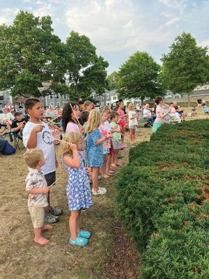 Mattapoisett Town Band 
On Wednesday, July 30, the Mattapoisett Town Band held its 125th anniversary concert at Shipyard Park. The band, under Band Director Jayson Newell, played songs from throughout their long history. Photos by Marilou Newell
