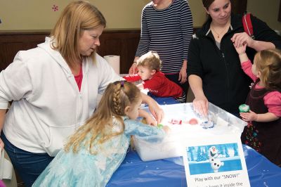 “Frozen” at the Library
While it was warm and sunny outdoors, it was “Frozen” inside the Mattapoisett Library on Friday, February 19. Young library patrons enjoyed a number of Disney’s “Frozen” activities, with even a few Elsas stopping by to join in the fun. Photos by Colin Veitch
