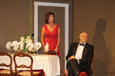An Invitation to Dinner 
The Marion Art Center invites you to attend its latest production, “The Dinner Party,” written by Neil Simon. The show opens August 11 at 7:30 pm, with shows on August 12, 17, 18, and 19. Tickets can be purchased in advance by visiting or calling the MAC. Photos by Jean Perry
