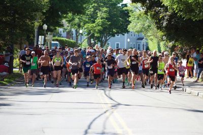 Marion Village 5K
The number of participants in this year’s Marion Village 5K might have been down slightly according to race organizers, but the sentiment of fun and competition certainly was not on Saturday, June 25. Taking first place for men was Andrew Sukeforth of Middleboro with a time of 15:43, and Meg Hughes of Rochester won first place in the women’s division with a time of 19:50. The annual 5K race that winds its way through scenic Marion village is now in its 20th year. Photos by Colin Veitch
