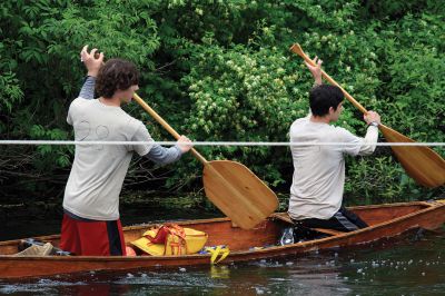 Rochester Memorial Day Boat Race
The Rochester Memorial Day Boat Race wound its way along the Mattapoisett River for its 84th year. This year’s weather was a major improvement from last year’s soaking, but overall participation was down this year. Still, those who have been racing year after year made it another successful race, continuing an important Tri-Town tradition. Photos by Jean Perry
