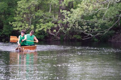 Rochester Memorial Day Boat Race
The Rochester Memorial Day Boat Race wound its way along the Mattapoisett River for its 84th year. This year’s weather was a major improvement from last year’s soaking, but overall participation was down this year. Still, those who have been racing year after year made it another successful race, continuing an important Tri-Town tradition. Photos by Jean Perry
