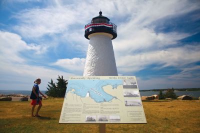 Lighthouse Tours
Ned's Point Lighthouse in will be open periodically during the summer for free tours. The lighthouse, which was built in the 1800s, has become an unofficial symbol of the town of Mattapoisett. Photo by Eric Tripoli. 
