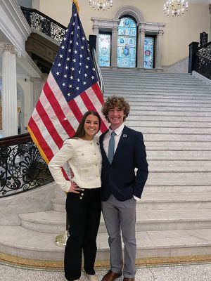 Youth Advisory Council
Old Rochester Regional High School students Emerson Gonet and Jaymison Gunschel have been appointed to Governor Maura Healey's Youth Advisory Council. Photo courtesy ORR District

