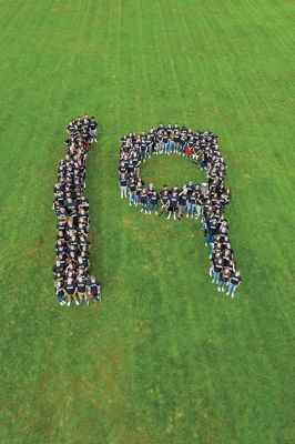 Class of 2019
Congratulations to the Old Rochester Regional High School’s Class of 2019! Graduation Day is this Saturday, June 1, at 12:00 pm. This photo was taken by Bodil Perkins at the start of the school year on October 4 at Ned’s Point from atop a ladder truck. May 30, 2019 edition
