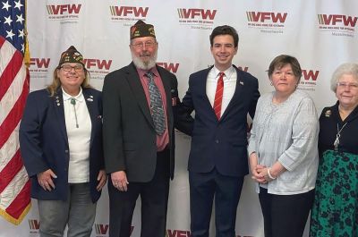 VFW Voice of Democracy Scholarship Competition
On February 6, Old Rochester Regional High School senior Eddie Gonet was named a finalist in the annual Massachusetts VFW Voice of Democracy Scholarship Competition. Photo courtesy of ORR School District
