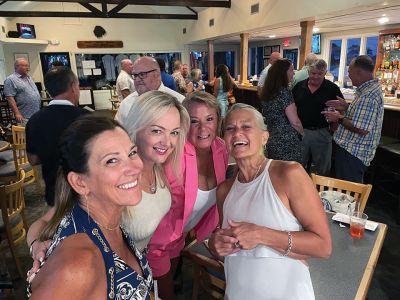 ORR Class of 1983
Classmates Dawn Lizotte Lacross and Jennifer Shepley share a table with counselor Barbara Meehan and Deb Lacross at the ORR Class of 1983 reunion. Good times, great food and classic 1980s tunes! Photo courtesy Jennifer Shepley
