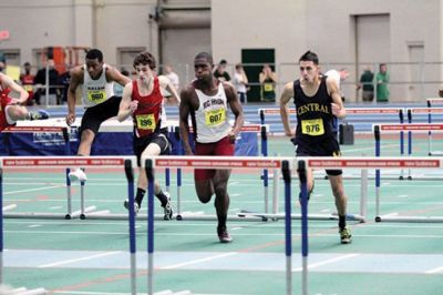 ORR Sports
Junior Kevin Saccone, who placed 7th in the hurdles and 10th in the long jump at the MIAA Auerbach All State Meet. 
