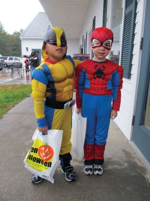 Rochester Halloween
These best Super-Hero buddies met in Project Grow in Rochester. Wolverine Benjamin Bourgeois and Spiderman Landon Hunter fought the bad guys and had some fun at the October 29, 2011 Plumb Corner Halloween party. Photo by Shawn Sweet.
