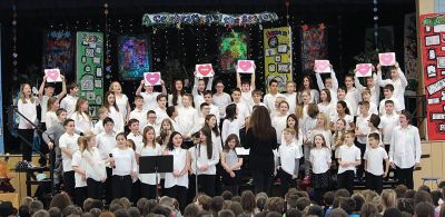 A Celebration of the Seasons
Fourth graders at RMS performed their annual concert on January 25 entitled “A Celebration of the Seasons,” with musical selections taken from The Four Seasons composed by Antonio Vivaldi. Photos by Erin Bednarczyk
