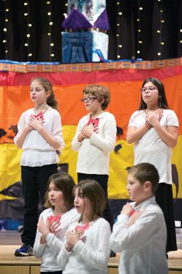 Disney: The Movies, The Music.
The fourth-grade students at Rochester Memorial School brought the magic of Disney to the stage on Wednesday, January 24 for the school’s presentation of “Disney: The Movies, The Music.” Photos by Colin Veitch
