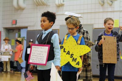 Vocabulary Day Parade
The third and fourth graders at RMS transformed the school into one collective living, breathing dictionary last Friday, February 16, for the annual Vocabulary Day parade. Students chose a word and personified it in costume for the rest of the school, and this year for parents as well. Photos by Jean Perry
