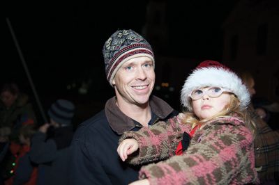 Rochester Christmas Tree Lighting
Rochester held its annual tree lighting on Monday night, December 7, in front of the Town Hall. Hundreds attended and greeted jolly old Saint Nick as he rode in on the town’s new yellow fire tower truck. RMS students in the band and chorus sang Christmas carols and guests enjoyed complimentary cider and cocoa inside Town Hall afterwards. Photos by Colin Veitch
