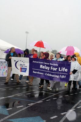 Relay for Life
It rained down hard the night of the 9th annual Relay for Life at Old Rochester Regional, soaking the ground, the tents, and the participants – but it didn’t stop anyone from coming out anyway to walk for a cure and honor those who have battled cancer. The event raised over $42,000 and the proceeds benefit the American Cancer Society. Photos by Jean Perry
