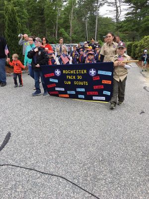 Rochester Memorial Day
Rochester held its annual Memorial Day observance on Sunday, May 27, followed by a parade of local Scouts and the Fire Department, with the Rochester Memorial Band providing the patriotic music and drumbeats. Photos by Marilou Newell
