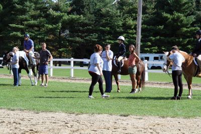 South Shore Equestrian Tournament
Seven horseback riding students from Seahorse Farm in Mattapoisett attended the 2015 Massachusetts Special Olympics South Shore Equestrian Tournament in Hanover on Sunday. Seahorse Farm is the home of Helping Hands and Hooves, a nonprofit organization that provides horseback riding lessons and therapy to people with special needs. Photos by Jean Perry
