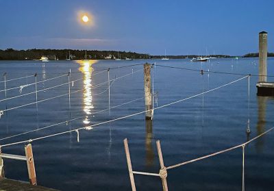 Full Moon
Jen Shepley shared this image of the full moon over Marion Harbor.
