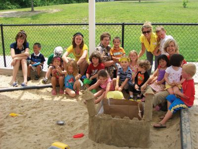Sand Castle Contest
Last week was Beach Ball Bonanza at the YMCA Sippican Learning Center. Not only did the children have fun getting wet, having picnics, and playing Beach Ball Bingo, but they had a Sand Castle Contest. Photo courtesy of Sharon Fayette.
