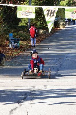 Soapbox Derby
November 2 was the day of Marion Cub Scout Pack 32’s Annual Soapbox Derby, only this time the pack was joined by Mattapoisett and Rochester Cub Scouts and members of the Saint Gabriel’s Church youth group. Photos by Sandra Frechette
