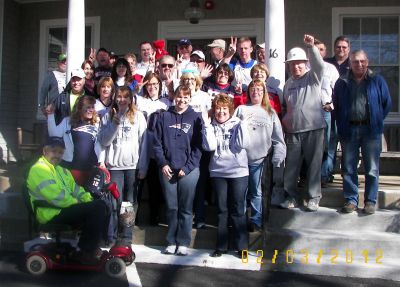 Go Pats!
The Mattapoisett Town Hall employees showed their team spirit on Friday donning Patriot's gear. Photo courtesy of Kathleen Costello

