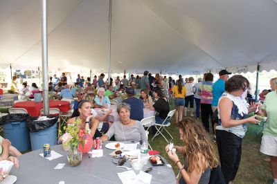 Taste of the Town
People with a taste for fine food flocked to Shipyard Park in Mattapoisett on the evening of Tuesday, July 12 for the annual Taste of the Town. Local restaurants and cafés dole out servings of their specialty foods for ticket holders to the event hosted by the Mattapoisett Woman’s Club. The event is the biggest yearly fundraiser for the Woman’s Club. Photos by Colin Veitch
