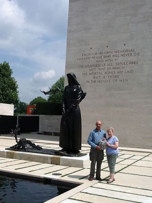 Netherlands American Cemetery and Memorial
Diane and Tony Lopes recently visited the Netherlands American Cemetery and Memorial in Margraten in the Netherlands. The cemetery serves as the final resting place fro many Americans who fought in World War II.

