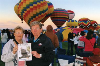 Albuquerque Balloon Festival
Shirley Reynolds and Peter Smith are seen here at the Albuquerque Balloon Festival this October.
