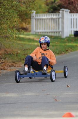 Soapbox Derby
Under the direction of Will Poirier, the Marion Pack 32 held their annual Soapbox Derby on Sunday, November 13 on Holmes Street. All the dens built their own cars this year. Photo by Felix Perez.
