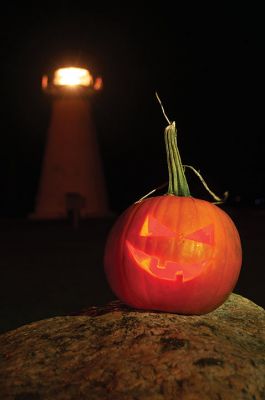 Lighthouse Halloween
The spooky season is now among us, but then just like that, in the blink of a Jack o’ lantern’s eye, we will be into the Christmas season switching pumpkins for wreaths and candy corn for candy canes. In the meantime, enjoy the spooky sights around the Tri-Town, like this lighted carved pumpkin competing for attention with the light from the Ned’s Point Lighthouse. Photo by Felix Perez - October 24, 2019 edition
