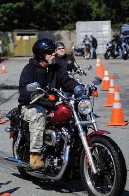Brad Barrows Bike Run
On Saturday, September 15, dozens of motorcycle riders gathered at Rick’s Tavern in Mattapoisett to participate in the 3rd Annual Brad Barrows Bike Run from Mattapoisett to Bridgewater.  All money raised will be donated to youth sports in the Tri-Town and in Fairhaven.  Photo by Felix Perez.
