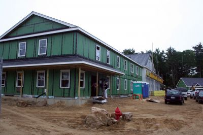 Little Neck Village
Construction has begun on Little Neck Village, a housing complex that will provide 48 units of affordable living to older adults in Marion with below median incomes. Construction will ideally be complete by December 2010. Photo by Anne OBrien-Kakley.
