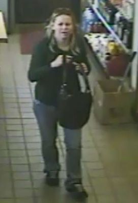 Be on the Lookout!
The Mattapoisett Police are asking for the public's help identifying the woman in this surveillance photograph from Circle B Liquors in Mattapoisett on April 14, 2011. The woman is suspected of stealing a Lions Club donation canister from Circle B and also a Chloe Harding Cancer fundraising container from Seahorse Wine and Spirits on Route 6. If you recognize this woman, please call the Mattapoisett Police at 508-758-4141.

