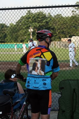 PMC at Gatemen
Riders and supporters of the Pan Mass Challenge (PMC) received a tremendous welcome during the opening ceremonies for Tuesday nights Wareham Gatemen game.
