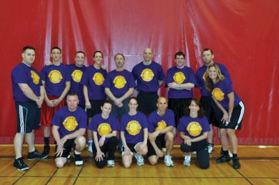 Trotters
The Tri-Town Trotters pose before facing off with the Harlem Ambassadors professional show basketball team on April 8, 2011. The event sponsored by the Rochester and Mattapoisett Lions Clubs raised money for Tri-Town Schools.
