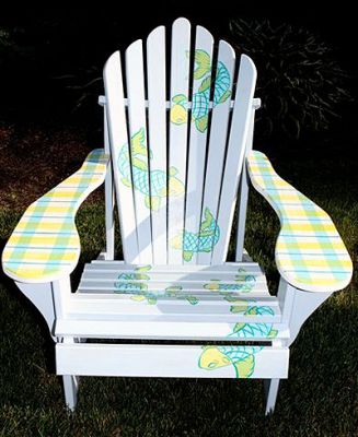 Adirondack Art
One of 17 hand-painted Adirondack chairs included in a Silent Auction fundraiser for the Sippican Womans Club. The chairs and bidding sheets are now on display through August 4 at Spirits, the Marion Historical Society, Hiller Fuels, China Trader Antiques, Eastern Bank, Sippican Cafe, The Bookstall, Coldwell Banker, Uncle Jons Coffee, the Sippican Lands Trust, West Marine, Edens Landscapes, The Elizabeth Taber Library, Marion Sports Shop, Converse Realty, Kinlin Grover and the Sippican Tennis Club.
