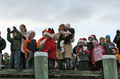 Waiting for Santa
There were plenty of good little girls and boys on hand to await Santa's arrival at Barden's Boatyard in Marion on Sunday, December 14 during the town's annual Holiday Village Stroll. (Photo by Robert Chiarito).
