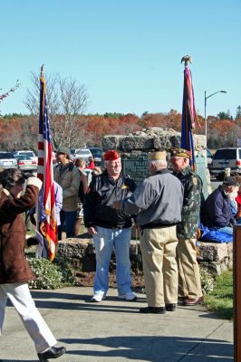 Marion Remembers
Veterans Day Ceremonies held on Sunday, November 11, 2007 at Veterans Memorial Park (Old Landing) in Marion, MA. (Photo by Robert Chiarito).
