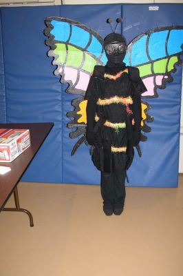 Mattapoisett Halloween Parade 2007
Third Place winner in the Grade 5 and 6 category was Amanda Correiro as a butterfly. (Photo by Deborah Silva).
