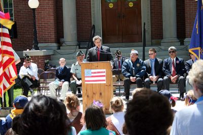 Mattapoisett Remembers
The Town of Mattapoisett paid tribute to our armed forces, both past and present, with their annual Memorial Day Parade and Observance held on Monday afternoon, May 26, 2008. (Photo by Kenneth J. Souza).
