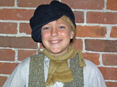 Consider Yourself ... Oliver!
Jonathan Lee Zucco of Mattapoisett will star in the title role of the New Bedford Festival Theatres Production of Oliver! which will run August 5, 6, 11, 12 at 7:30 pm and August 7 and 14 at 3:00 pm at the Zeiterion Theater in New Bedford. This is the third Festival Theatre production for the young actor, who will be entering Grade 6 at Old Hammondtown School this fall. (Photo courtesy of Kelly Zucco).

