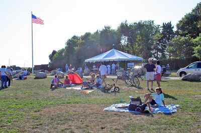 Family Picnic at Ned's Point
Friends and families gathered together in Veterans Memorial Park at Ned's Point in Mattapoisett on Sunday night, August 5 for an old-fashioned family picnic as part of the town's 150th Celebration Week. (Photo by Robert Chiarito).
