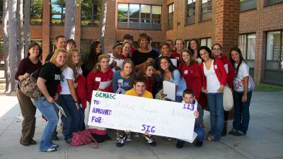 Sweet Charity
Members of the ORR Student Council recently raised $1,600 for My Sisters Keeper Charity, a women-led humanitarian action group co-founded by Liz Walker, anchorwoman for Channel 4 News in Boston. Members of the Student Council pose here with Liz (back center) during a recent visit to the Mattapoisett campus. With this donation they will be able to supply 50 girls with books, paper, uniforms, and writing utensils for the entire school year. 
